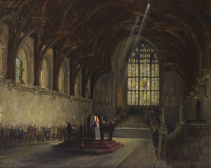 1. Debate on the Address, 1960 Oil painting by Alfred Reginald Thomson c.
