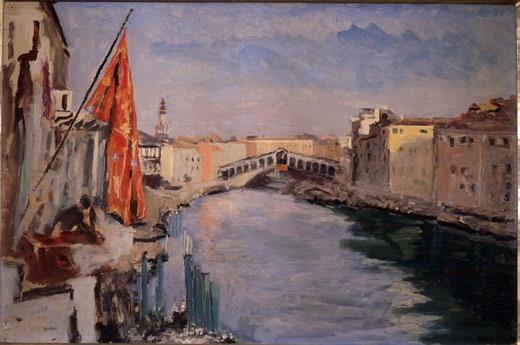 4. Venice in about 1951 Oil painting by Sir Winston Churchill, c.