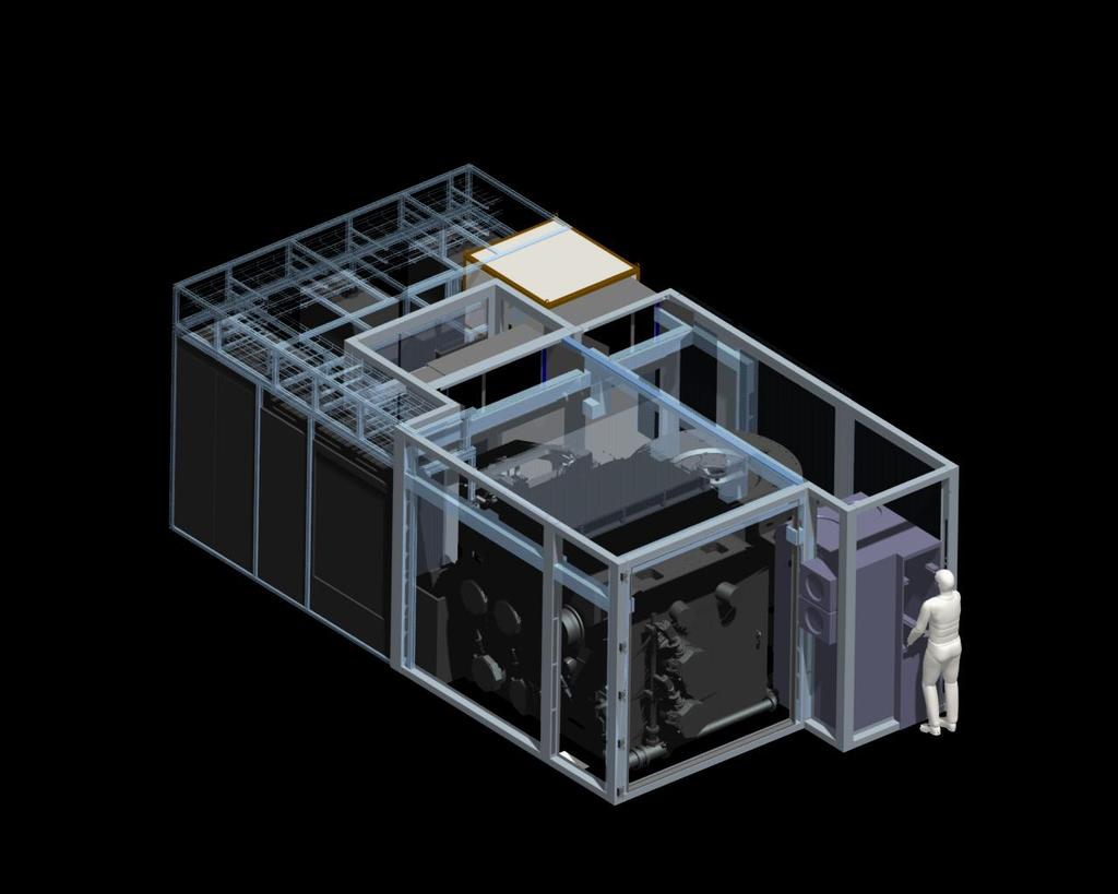 Preliminary layout of the AIMS EUV Supply compartment