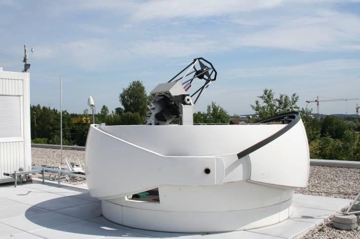 Germany Ground station on roof top of institute building, 583m above sea level Performed