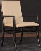 TABLE 3913-A (ARM CHAIR) 3910-2LVS 3913-S (SIDE CHAIR) Cherry solids Turned stretchers French walnut veneer