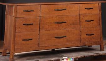 drawer Also available in AN-7329-131 (sapelli) H37½ W57 D20 OAK KNOLL SINGLE DRESSER AN-7328-299 (CHERRY) AN-7328-131 (SAPELLI) Cherry or