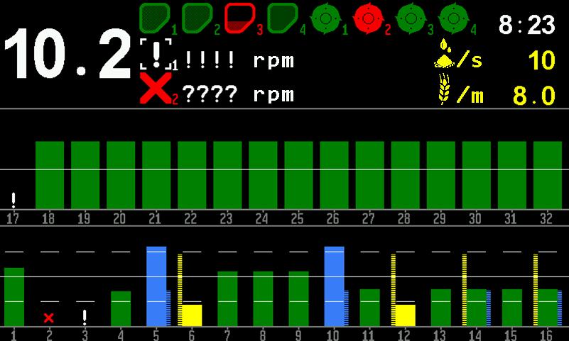 10. Symbols on the main screen 2 8 9 10 11 3 7 1 4 6 Figure 20 Symbols on the main screen 5 [1] Sensors with which there is no connection are marked with red crosses.