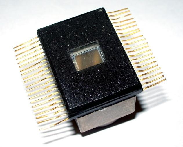 CCD 21M CCD 21M is a thermoelectrically cooled silicon frame transfer device with bulk n-channel and substrate of p-type.