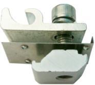3x80 wood screws Stainless Steel Roof Hook 2 # Fix to the rafter below