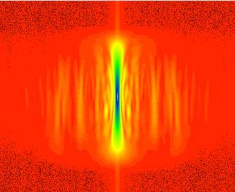 Wavelength (nm) 780 778 776 774 772-24 -18-12 -6 0 6 12 18 24 Time (ps) Figure 4-24. Experimental result of SHG-FROG spectrogram with both spectral phase and intensity modulation.