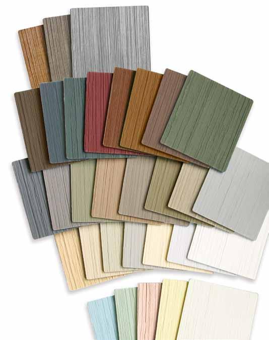 Colors Choose from Cedar Impressions wide range of designer blend and solid colors to create the perfect combination for any home design.