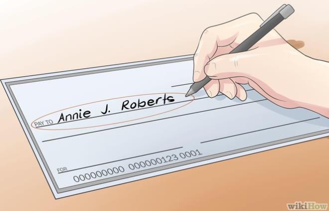 How to Write a Check Step #2 Write the name of the recipient.