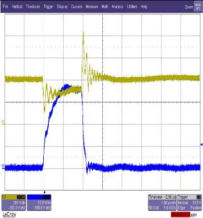 Effect of AC loop inductance on short circuit waveforms V PEAK < 500V V CE V PEAK > 800V (Avalanche) V CE I C I C Low parasitic Inductance High Parasitic Inductance During a