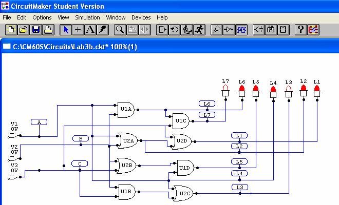 6. Sometimes, you will want to look at the waveforms for various parts of the circuit as you run your simulations. Use F12 to turn this option on, or press the waveform toolbar button (7).