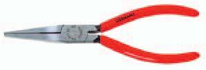 0 115 Duckbill pliers 90 wide jaws, tapering to 15 thick Smooth gripping surfaces Chrome vanadium electric steel, hardened in oil and tempered Polished head : Plastic coated handles 0 115 01 0 115 01