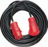 4 93 Threephase ac extension cable 400 V, with CEE connections, red Cable length m 25 25 4 93 0 012 020 022 Maximum load ampere 1 1 32 32 Cable type H07RNF 5x25 2 H07RNF 5x25 2 H07RNF