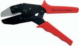 surface tempered with black finish, red plastic handles 4 992 01 Cutting width 4 992 4 992 020 1 20 01 020 4 425 4 993 Pelican cutter for burrfree cutting of plastic panels, skirting boards and cable