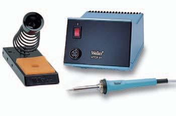 5 2 Magnastat soldering iron WELLER Mains voltage soldering iron with automatic temperature control and energy reserve, the Magnastat system provides aboveaverage maintained heat supply and limits