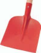 RuhrBrillant Holsteiner shovel, size 2, 3/4 high, specially hardened, red powder coated,