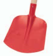 shovel, size 2, 3/4 high, specially hardened, red powder coated, without handle Size 2 7 4