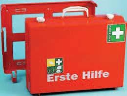 7 881 First aid case Made of stable ABS plastic Dimensionally stable, impact proof, temperature resistant, splash proof,