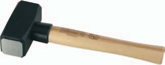 1 020 Sledgehaers DIN 42, forged quality, carefully hardened and tempered, made of grade C 45 steel according to DIN 17, face and pein ground, with hickory shaft 1 021 Sledgehaers made of C45 forged