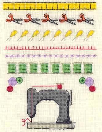 Color Stop Thread Sheet Rebecca s Band Sampler A by Rebecca Kemp Brent #4549 14 ct 122 x 167mm (4.82 x 6.