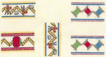Color Stop Thread Sheet Sewing Beads by Rebecca Kemp Brent Page 7 #4519 14 ct 119 x 234mm (4.68 x 9.21 ) #4520 16 ct 99 x 195mm (3.90 x 7.68 ) #4521 18 ct 92 x 182mm (3.64 x 7.