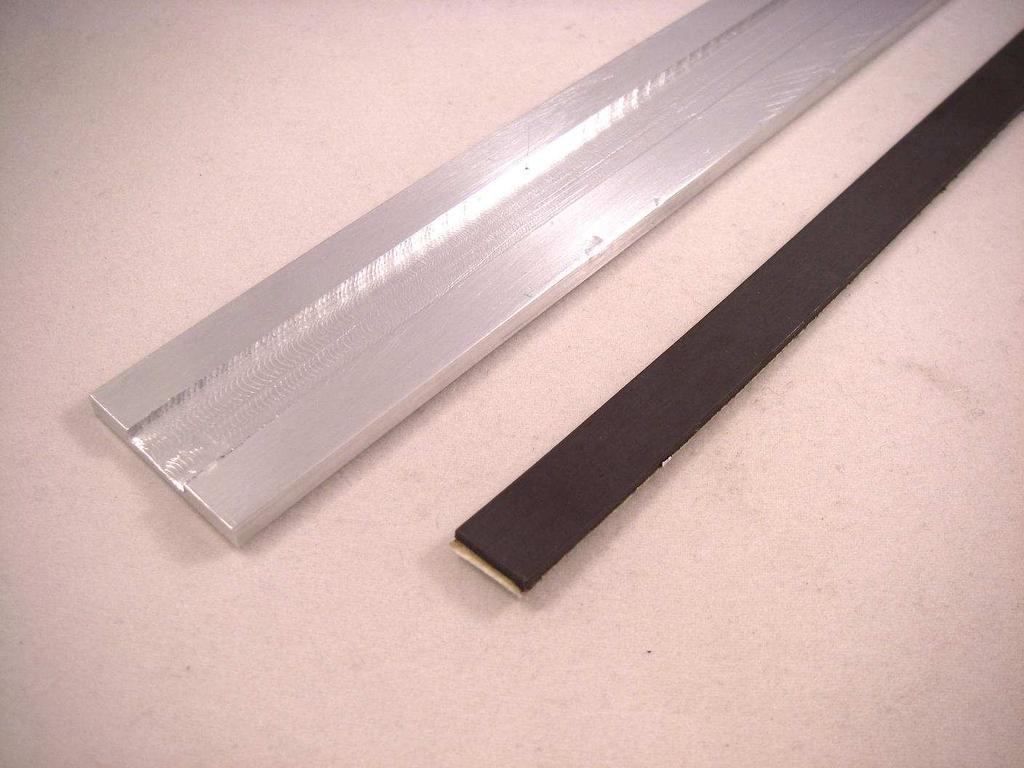 The magnetic strip is provided as a standalone strip with sticky backed tape or mounted on an