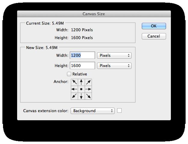 Manipulating Your Canvas Size Sometimes you would like to enlarge the canvas area of your image without