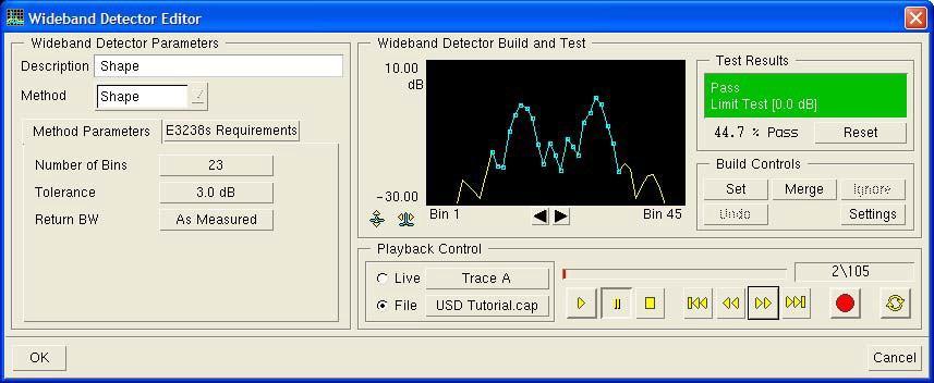Tutorial: How to Build a USD Signal Detector To test this signal detector, do the following: 2 3 1 1. Click the rewind control. 2. Click the Test Result Reset button.