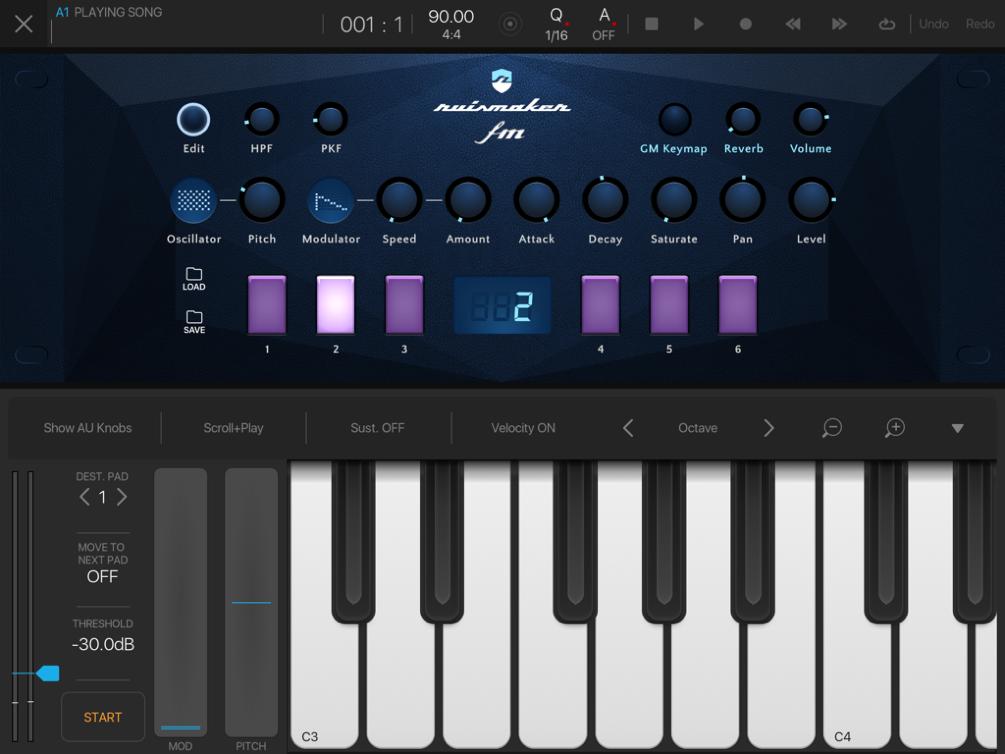 2.4. Using Ruismaker FM in plugin mode When using Ruismaker FM as plugin inside third party hosts and DAWs it will behave as any regular MIDI instrument.
