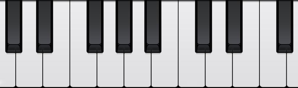 1.2 Triggering notes By default the notes of the 6 channels are mapped to the black keys in octaves 2 and 3 (octave mapping may vary between MIDI sequencers).