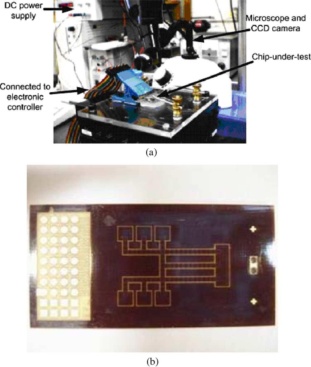 ZHAO AND CHAKRABARTY: DIGITAL MICROFLUIDIC LOGIC GATES 251 it is important to carry out functional testing to verify the functionality of the underlying microfluidic platform.