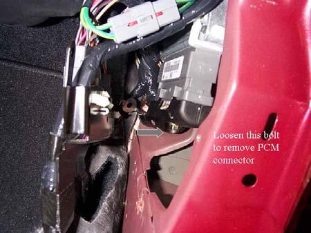 4) 3) Remove the passenger side plastic door sill/threshold cover (no tools required), remove the push pin, and then