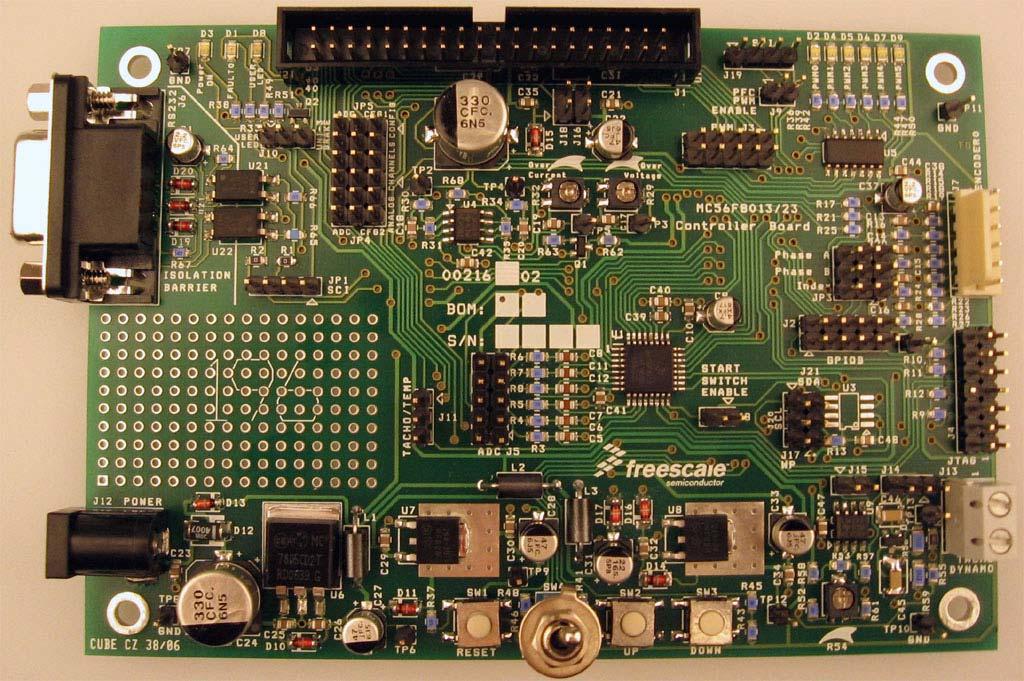Hardware Figure 4-2. MC56F8013/23 Controller Board Top View 4.