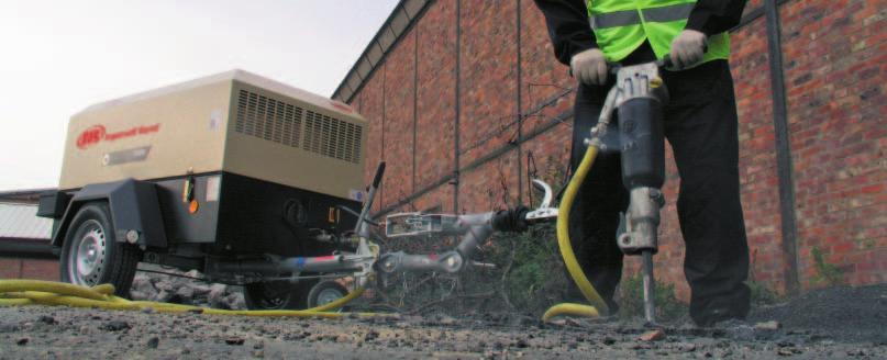 Paving breaker Total Solutions Ingersoll Rand is a world leader in the design and manufacture of portable air compressors for the construction industry.