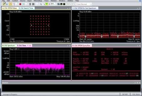 Additional Analysis VSA (Vector Signal Analysis) App can run on the scope, or on a PC Spectrum Analysis Channel power