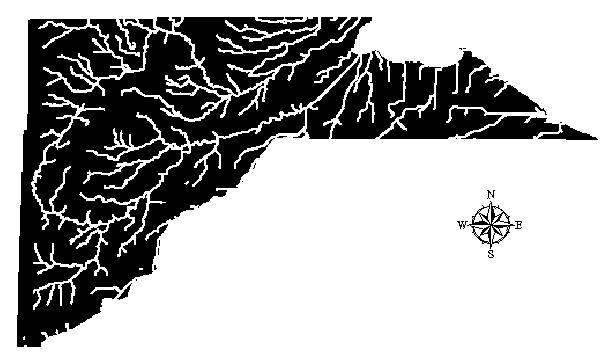 Watershed Drainage Network. Channel networks with arbitrary drainage or resolution can be extracted from digital elevation data (Tarboton 1991).
