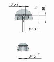 08 mm (at Ø 2200 mm) * 0.05 mm *Attention! In order to reach the above tolerances, please ensure that the flatness of the mounting plate is accurate.