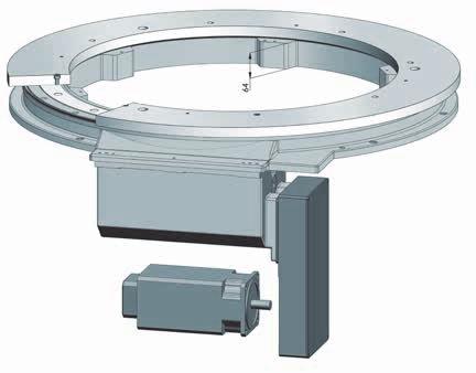 Freely programmable rotary indexing tables NR 1100Z The scope of delivery of the rotary indexing table does not include the additional dial plate. It will be calculated in accordance to your data.