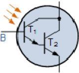 applications, Darlington phototransistors are generally used. Figure 5.41 Darlington phototransistors symbol 5.12.2.2Applications Phototransistors are used for a wide variety of applications.