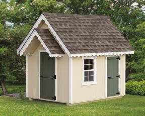 6'x8' Playhouse Painted Clay, White
