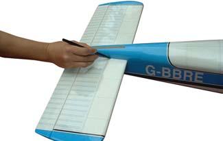 Trial fit the horizontal stabilizer in its slot 8B Alignment of