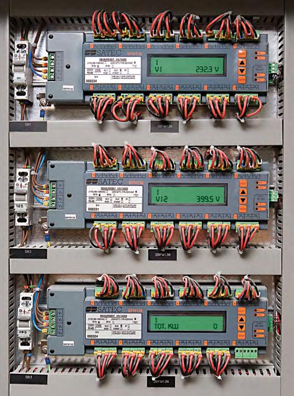 BFM136 Branch Feeder Monitor SATEC s BFM136 Branch Feeder Monitor TM is the next generation in energy management metering for multi-point power solutions.