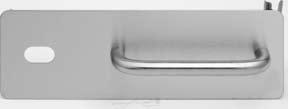 214/215 10mm Radius Corner Push/ Pull Plates The 214 Series Door Furniture is 300 x 100 x 2mm thick stainless steel or brass plates with 10mm radius corners.