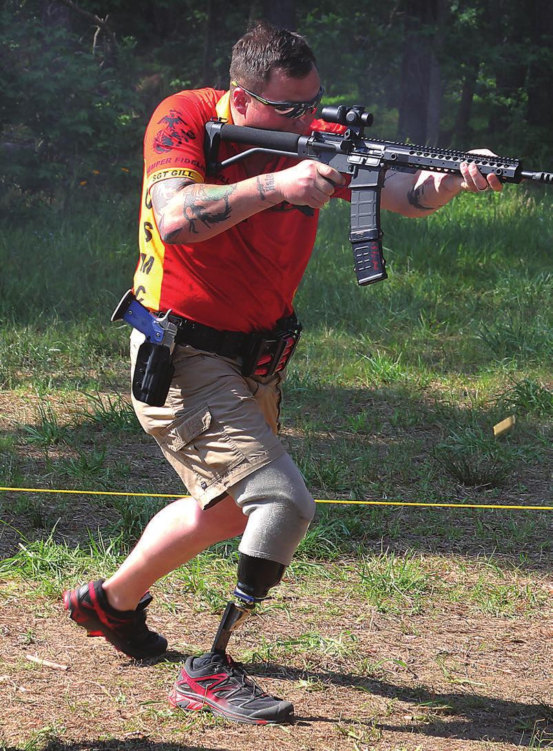 USMC Combat Shooting Team shooters like Sgt. James Gill are regular participants.