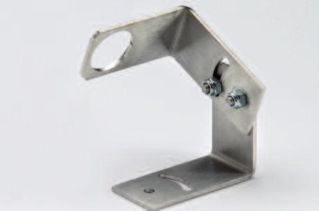 ACCESSORIES FIXED MOUNTING BRACKET The lshaped fixed mounting bracket offers a rigid support for the sensor and allows fine adjustment in a single plane.