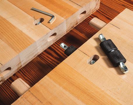 Aftermarket accessories add versatility Considering the Domino joiner s popularity, it s not surprising that different accessories have been developed to make the tool