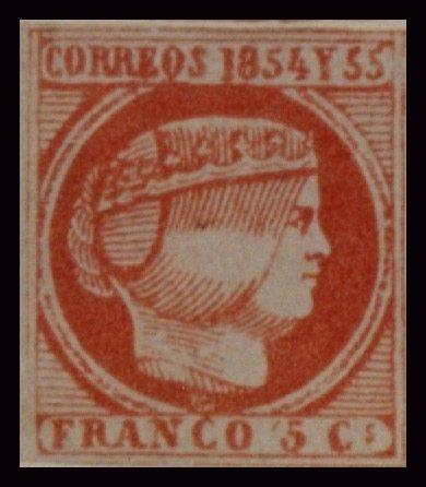 bottom of the stamp. Numerous dangerous forgeries exist.