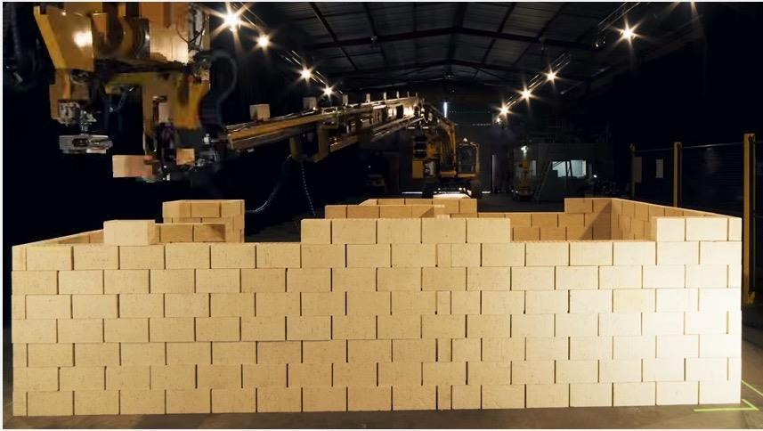Rise of the machines: Hadrian X from Australian company Fastbrick Robotics The robot brickie is named after the Roman emperor Hadrian, who in 122 AD began to