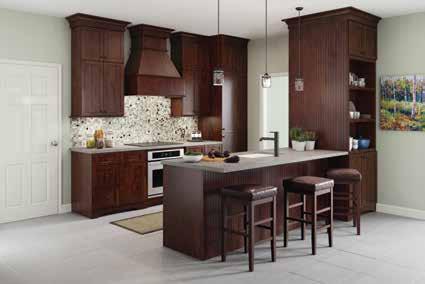 Cardell Cabinetry provides three distinct cabinetry collections from a take-it-home-today offering to a just-aboutanything-you-can-dream-of design.