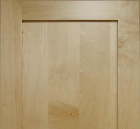 DOOR STYLE TYPES Slab Raised Panel Recessed Panel Shaker CWP Slab doors are made of single-piece solid wood or wood veneer with varying