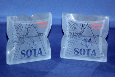 SOTA Awards Certificates 100, 250 and 500 points